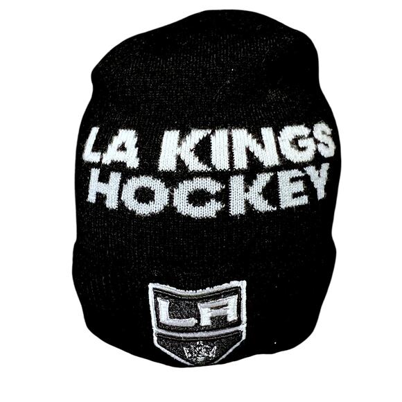 Adidas Other - Adidas LA Kings NHL Hockey Acrylic Black & White Beanie Winter Hat OS